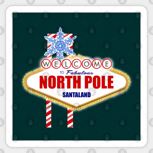 What Happens at the NORTH POLE stays in the NORTH POLE Sticker by ART by RAP